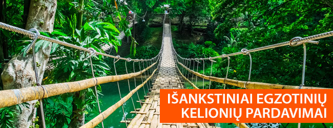 IŠANKSTINIAI EGZOTINIŲ KELIONIŲ PARDAVIMAI: nuolaidos egzotinėms kelionėms iki 150 EUR!