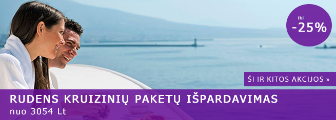 RUDENS KRUIZINIŲ PAKETŲ IŠPARDAVIMAS