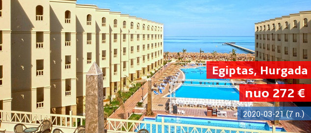 Šilumą ir pramogas poilsiui siūlo EGIPTO kurortas! Savaitė Hurgadoje, gerame 5* viešbutyje su „viskas įskaičiuota“ - nuo 512 EUR. Kelionės data: 2017 m. rugpjūčio 29 d.