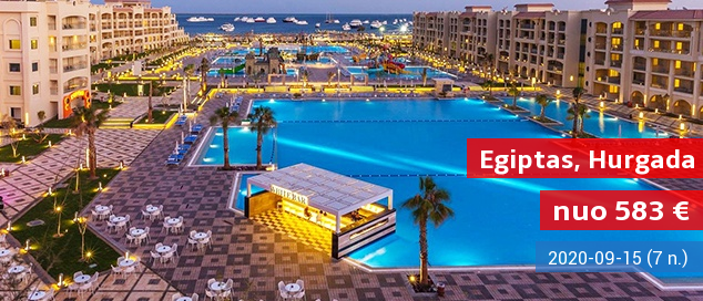 Atostogos su šeima ant jūros kranto EGIPTE, Hurgadoje! Savaitės poilsis 5* viešbutyje su žalia ir erdvia teritorija ir „viskas įskaičiuota“ maitinimu - tik nuo 484 EUR! Išvykimas: 2017 m. gruodžio 7 d.