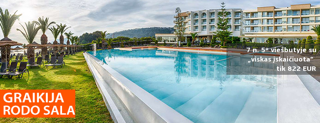 Prabangus poilsis suaugusiems RODE! Savaitė puikiame SENTIDO IXIAN GRAND 5* viešbutyje su „viskas įskaičiuota“ - tik 573 EUR! Kelionės data: 2019 m. gegužės 4 d.