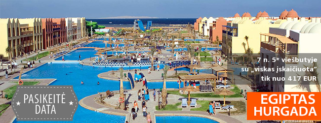 Smagios šeimos atostogos prie jūros EGIPTE, Hurgados kurorte! 7 n. poilsis 5* viešbutyje TITANIC BEACH SPA & AQUA PARK su „viskas įskaičiuota“ – nuo 445 EUR! Kelionės data: 2019 m. sausio 7 d.