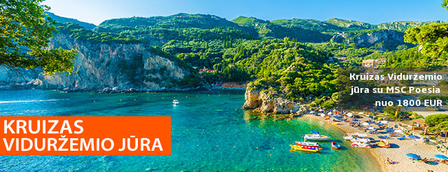 Romantiškos atostogos VIDURŽEMIO JŪROS KRUIZE! 12 n. kelionė prabangiu laivu MSC POESIA su pilnu maitinimu – nuo 1350 EUR! Kelionės data: 2019 m. spalio 10 d.