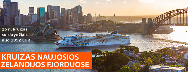 NAUJIEJI METAI AUSTRALIJOJE ir 10 naktų kruizas Naujosios Zelandijos FJORDUOSE Norwegian Jewel laivu – nuo 1852 EUR! Skrydžio kaina nuo 1400 EUR. Data: 2019 m. gruodžio 28 d.