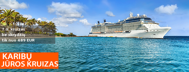 7 n. KRUIZAS po Karibų salas su 2019 m. laivu MSC MERAVIGLIA vasario - balandžio mėn. – nuo 489 EUR! Išvykimas: 2020 m. vasario 23 d.